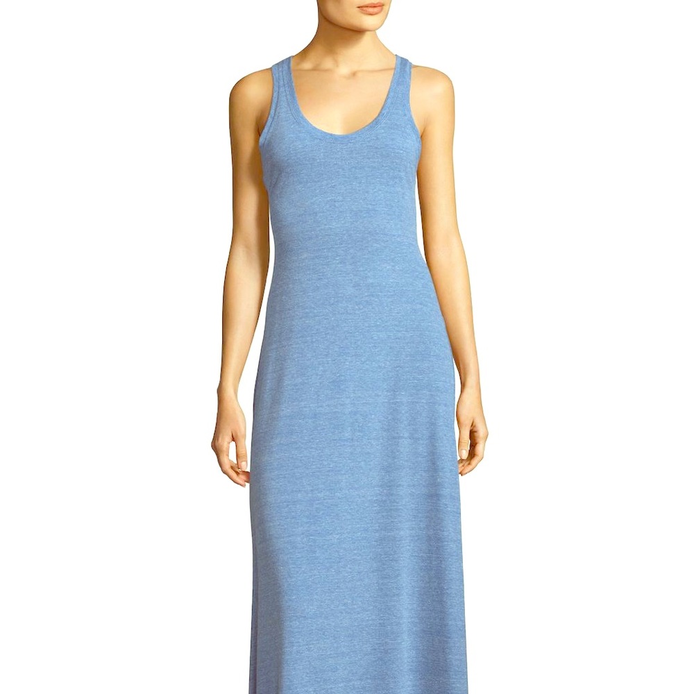 Alternative Apparel Eco maxi dress turquoise